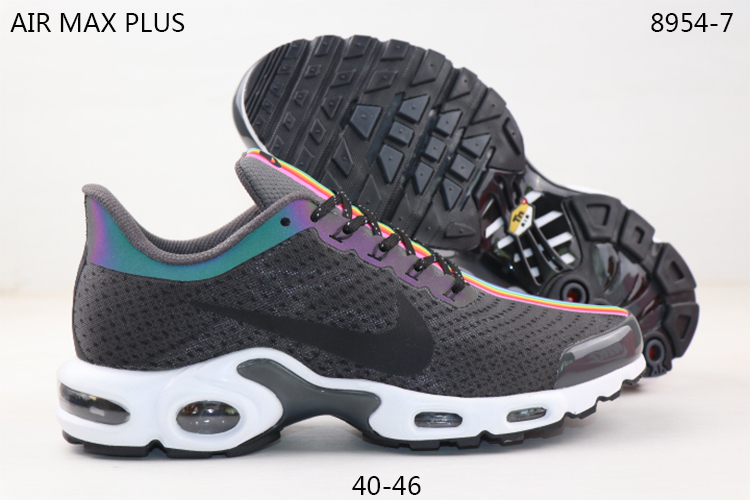 Nike Air Max Plus Mesh Black Purple White Shoes